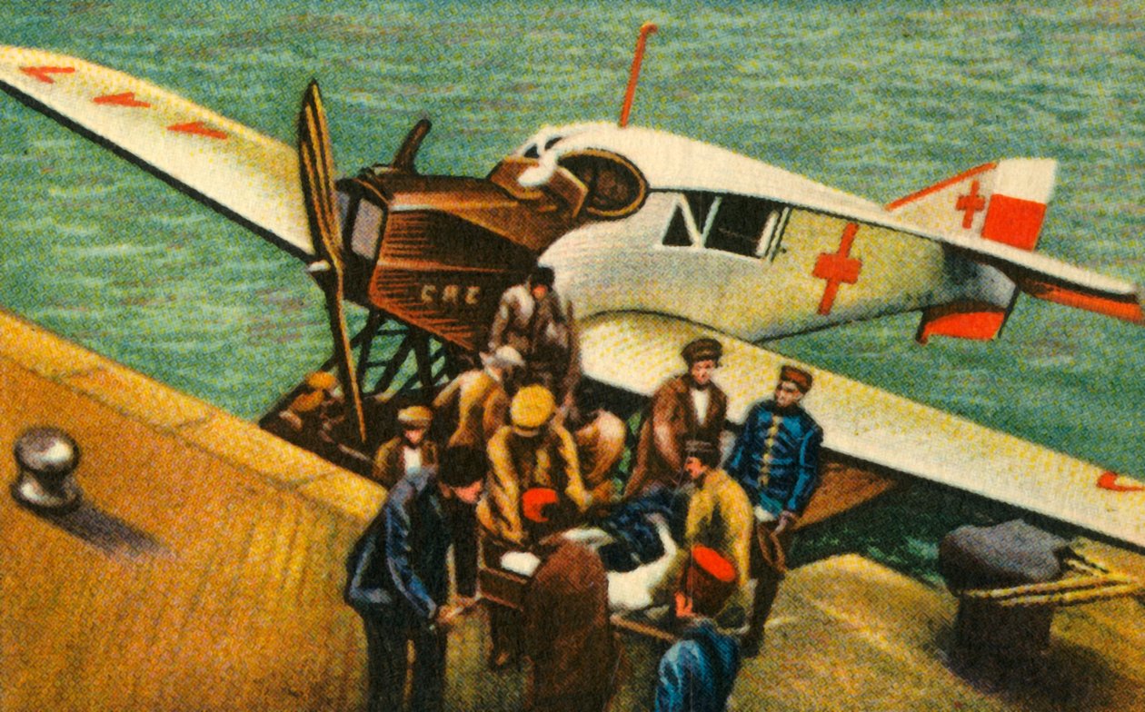 ユンカースF 13w医療機、c1919、1932。 作： 不明