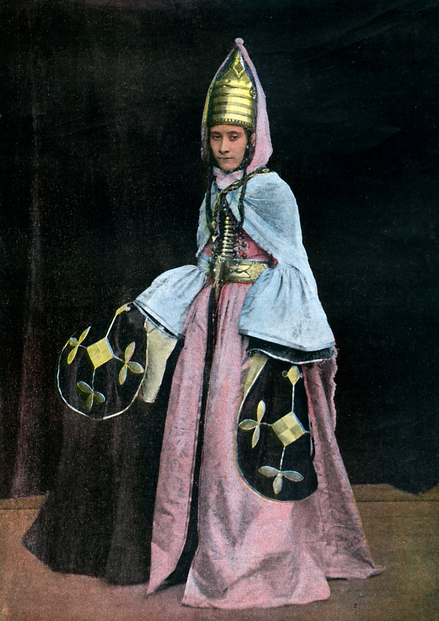 カバルディンの女性、c1890 作： 不明