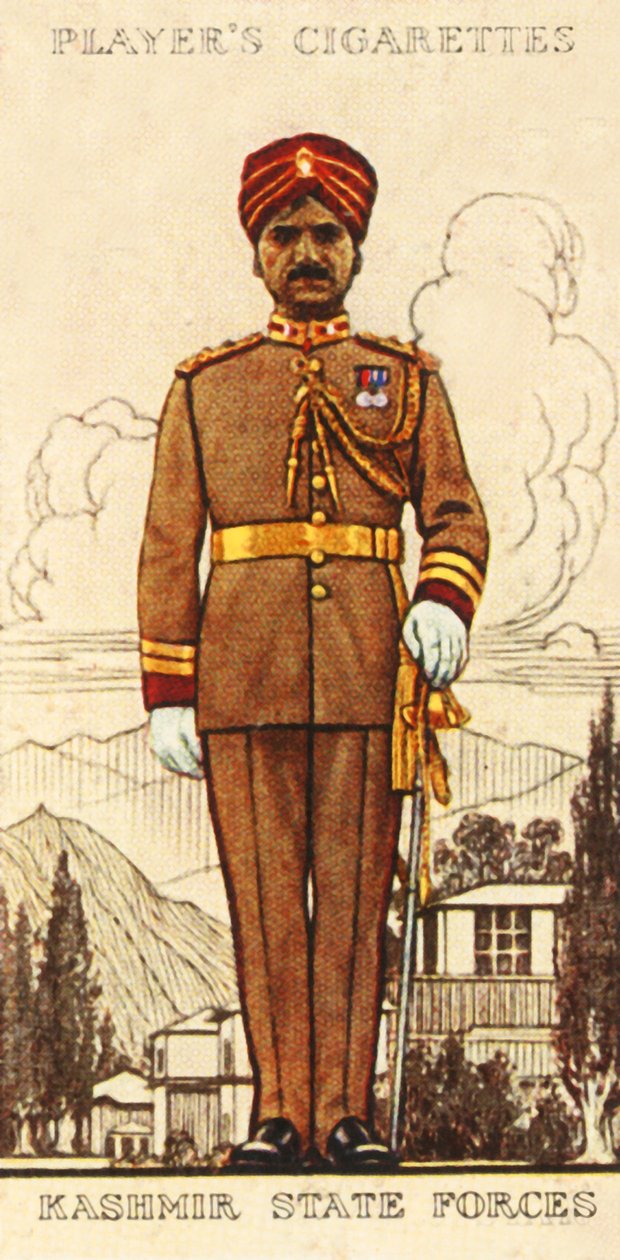 カシミール州軍、1936年。 作： 不明