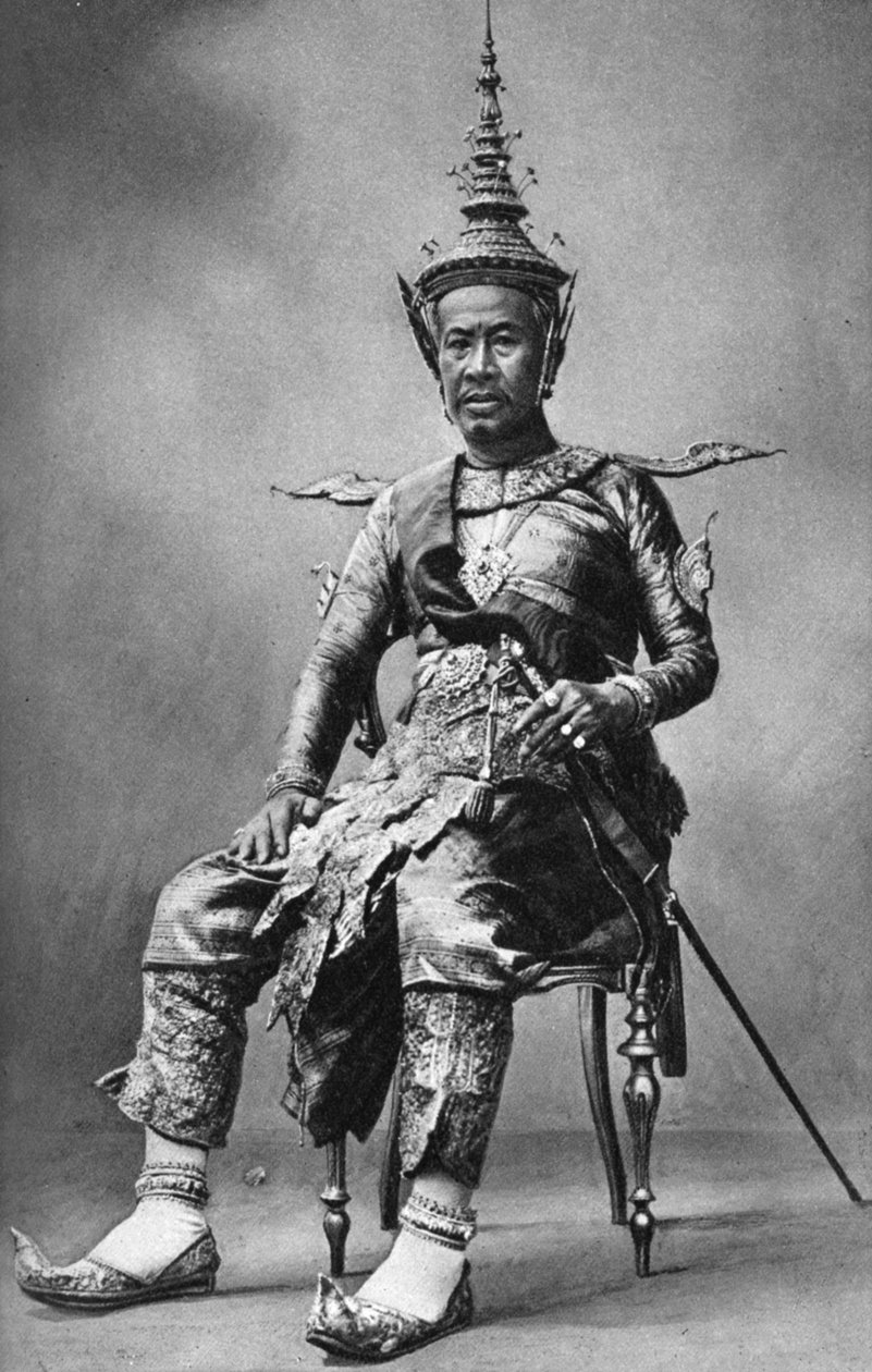 カンボジアのシソワット王、1922年 作： 不明