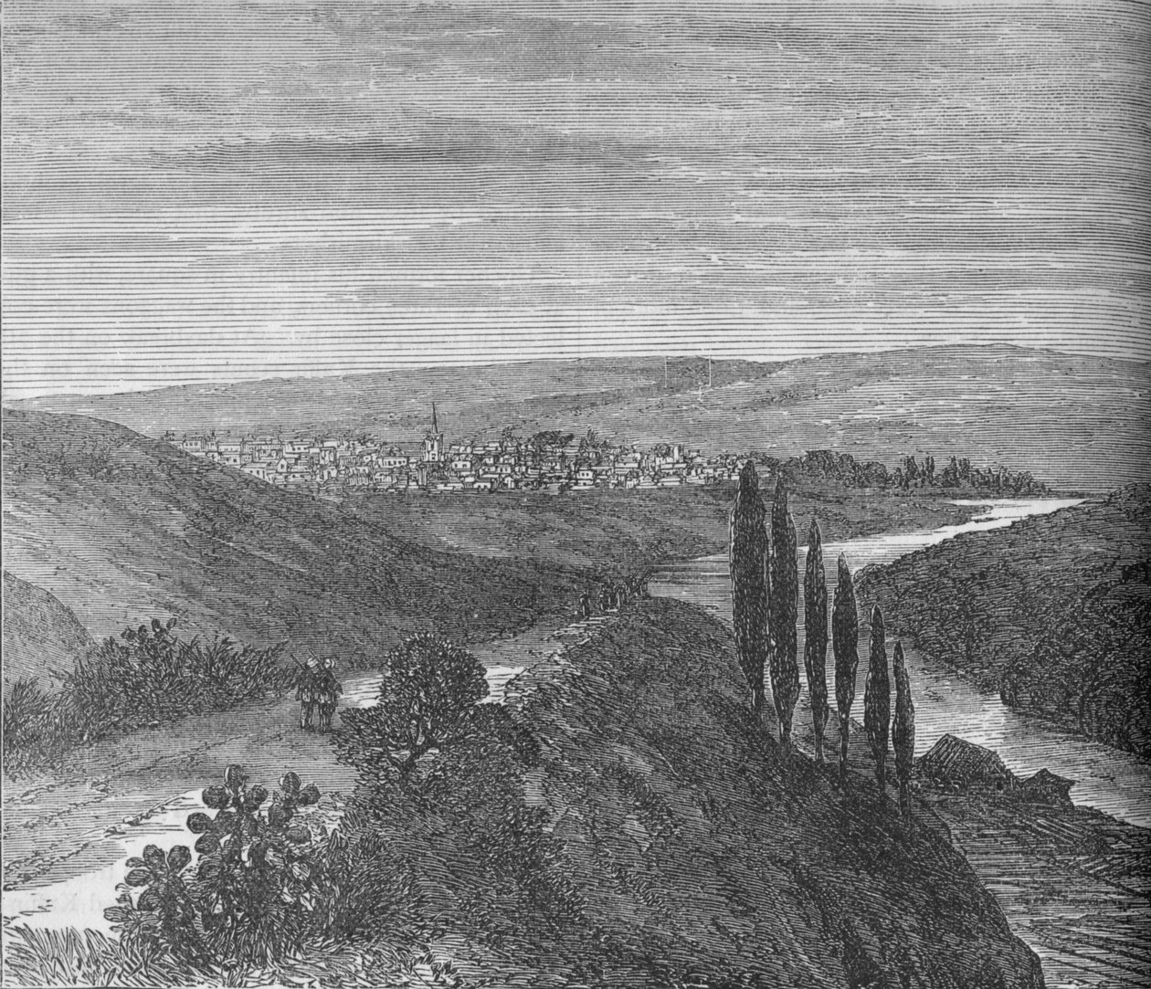 キングウィリアムズタウン、水道橋の近く、c1880 作： 不明