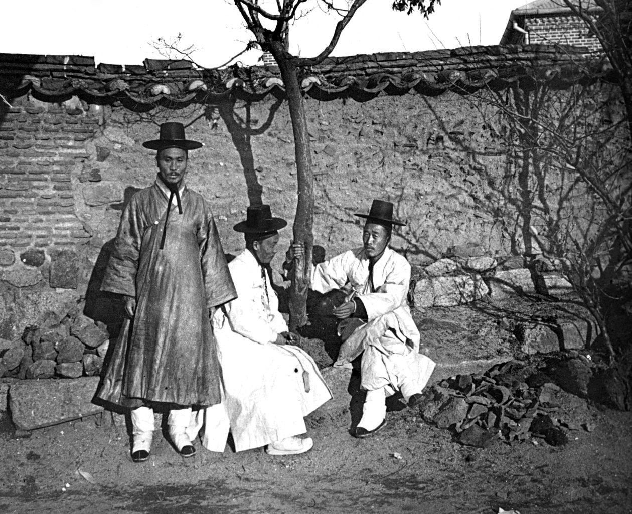 韓国人男性、1900 作： 不明