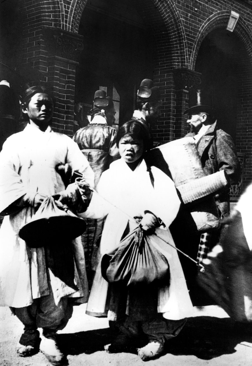 韓国人、韓国、1900 作： 不明