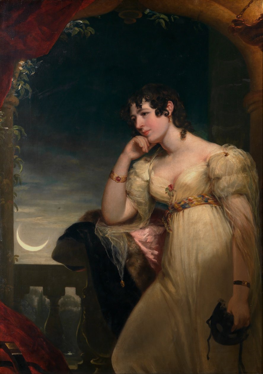 ジュリエットとしてのエセックス夫人、カリフォルニア州。 1810-1815。 作： 不明