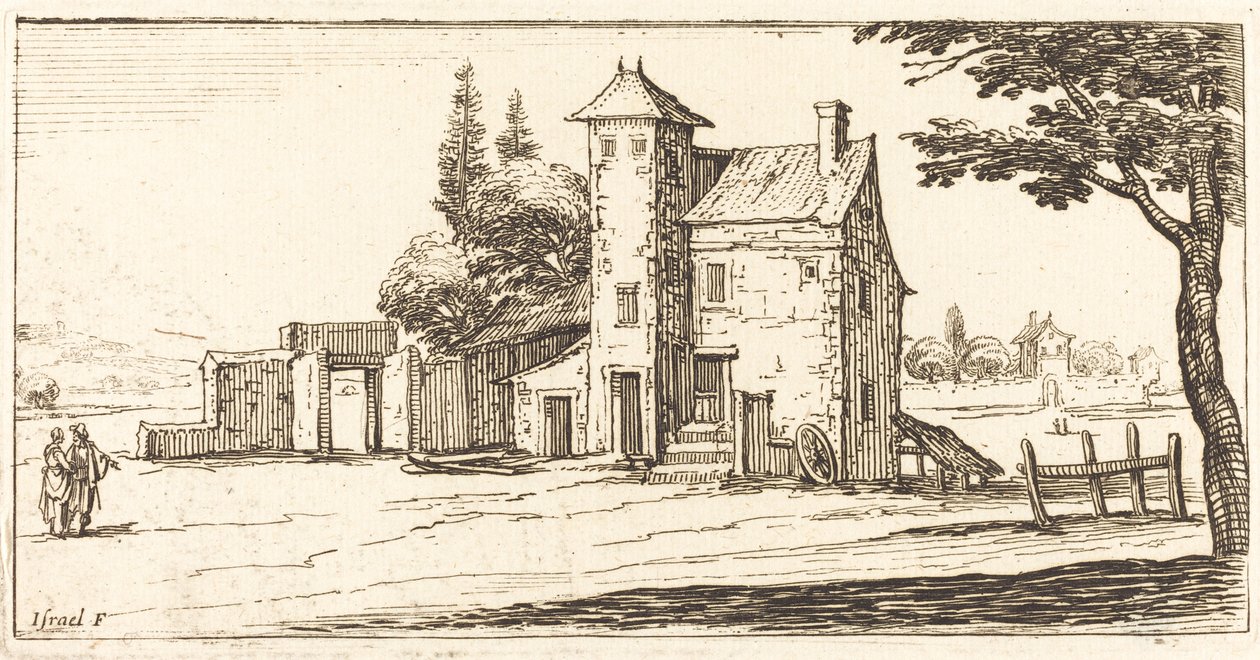 風景画、1635 年以降。 作： 不明