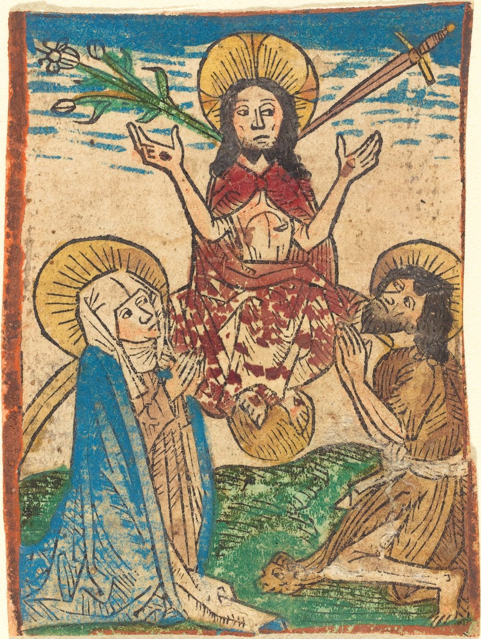 最後の審判、c。 1490年。 作： 不明