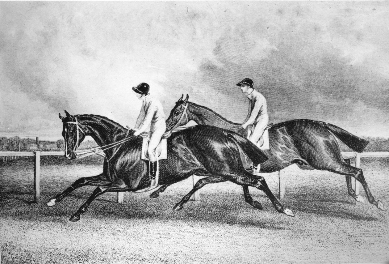 ローンセロットとマルーン、c1840s、1911 作： 不明