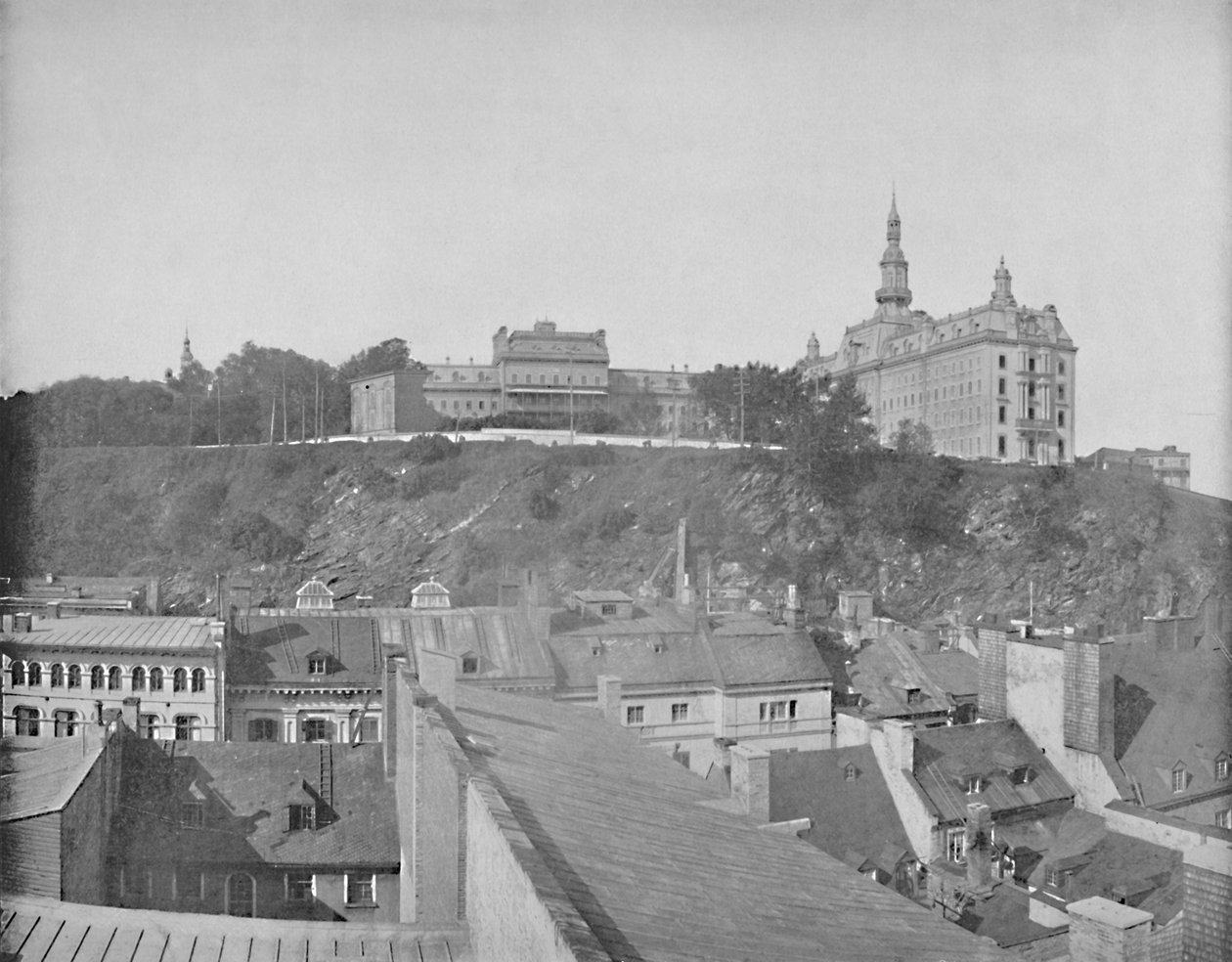 Laval大学の建物、ケベック市、c1897。 作： 不明