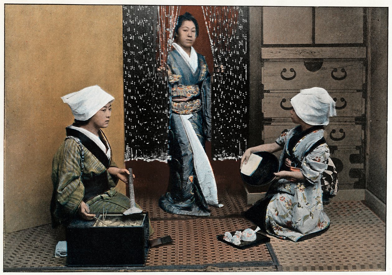 精練の日、精練の日、c1890 作： 不明
