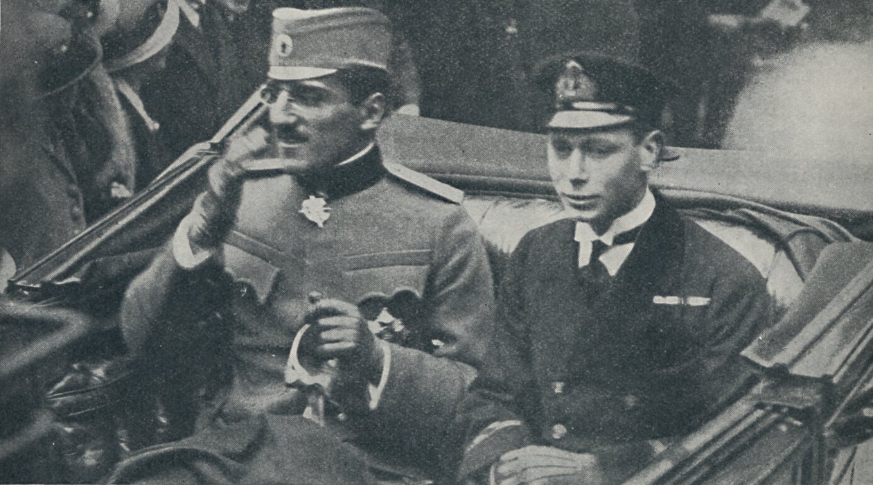 王になることを学ぶ、1916年3月、1937年。 作： 不明
