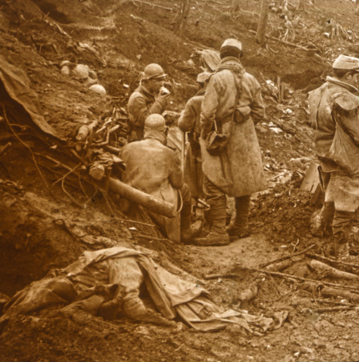 1915年北フランス、レザルパージュ 作： 不明