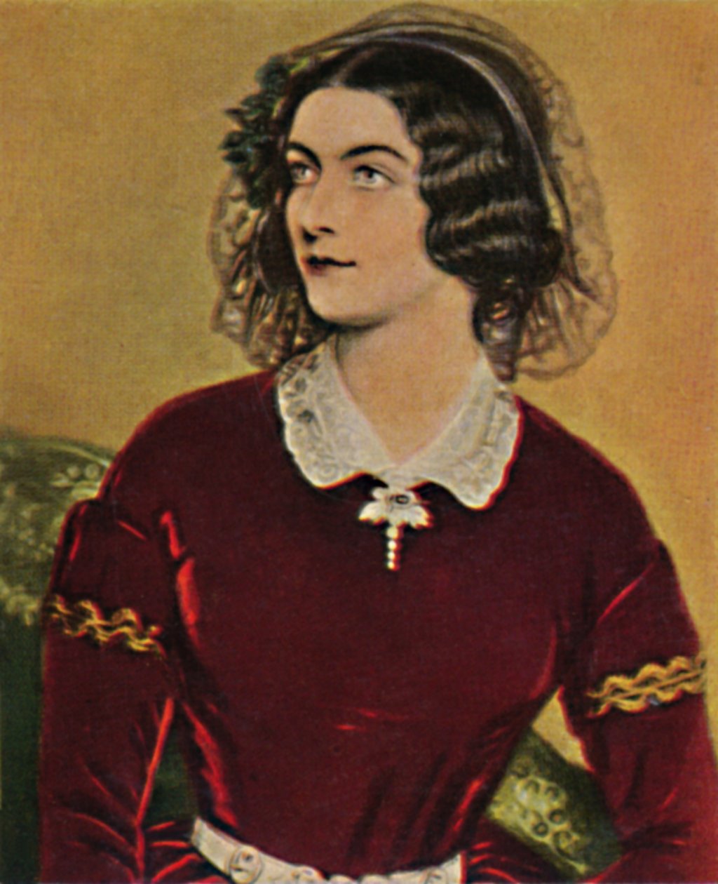 Lola Montez 1818-1861。 -スティーラーによる絵画、1934年。 作： 不明