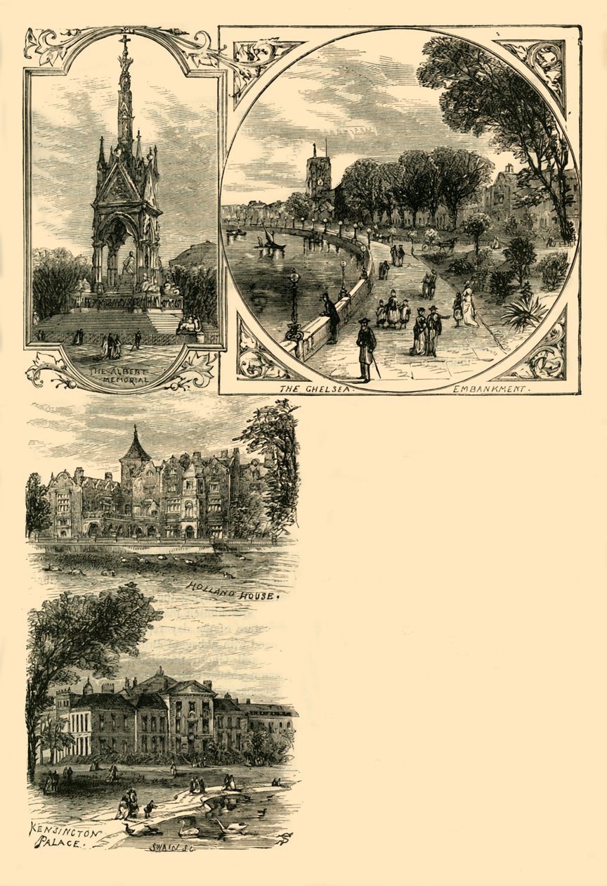 ロンドン。西部郊外、c1876。 作： 不明