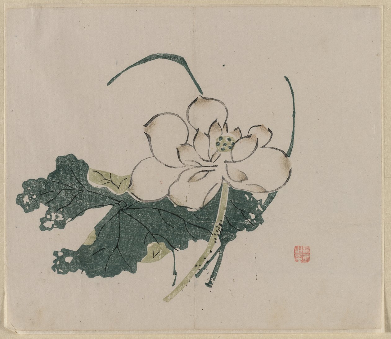 Lotus Blossom、1368-1644。 作： 不明