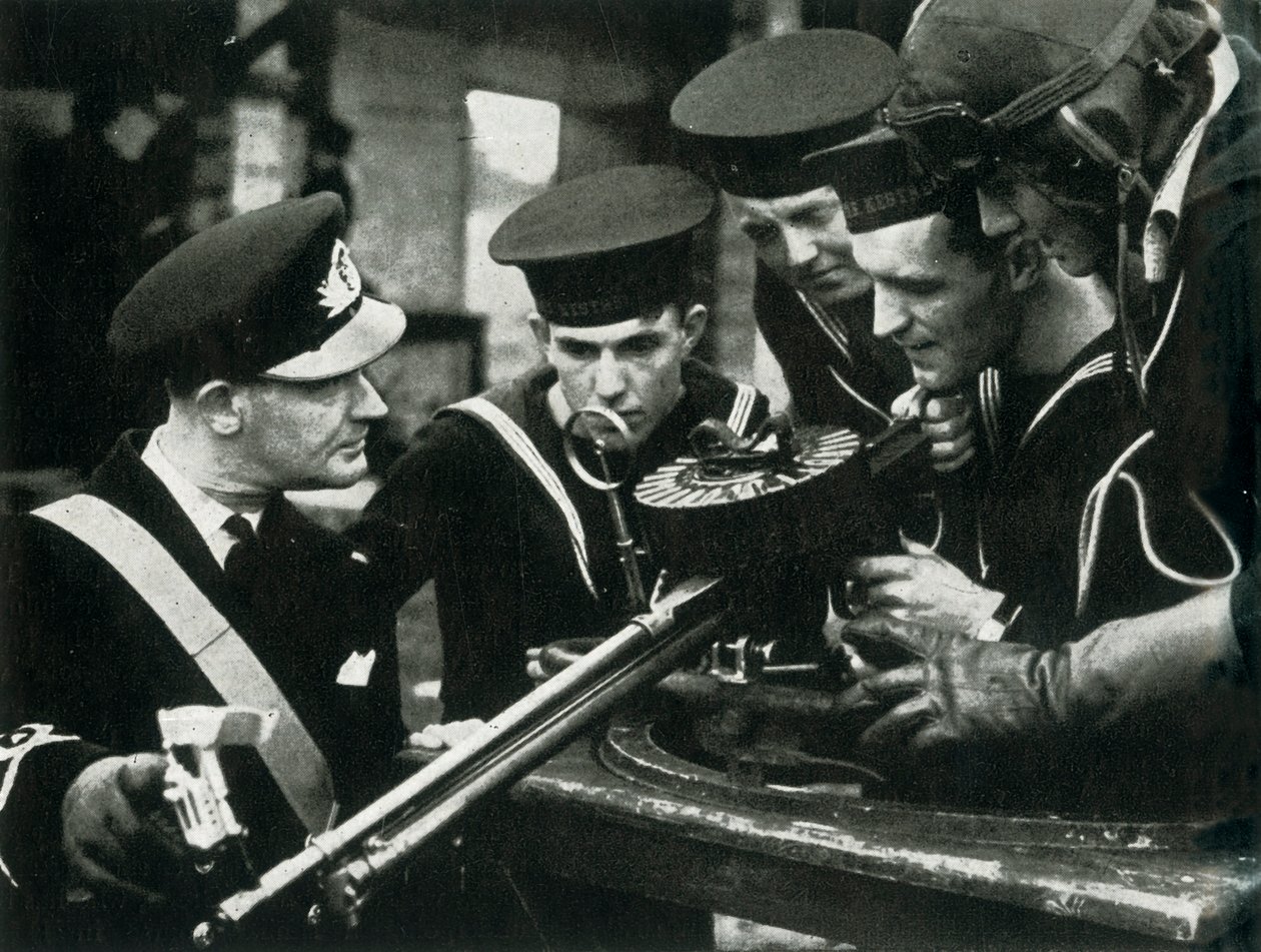 機関銃指導、艦隊エアアーム、c1943。 作： 不明