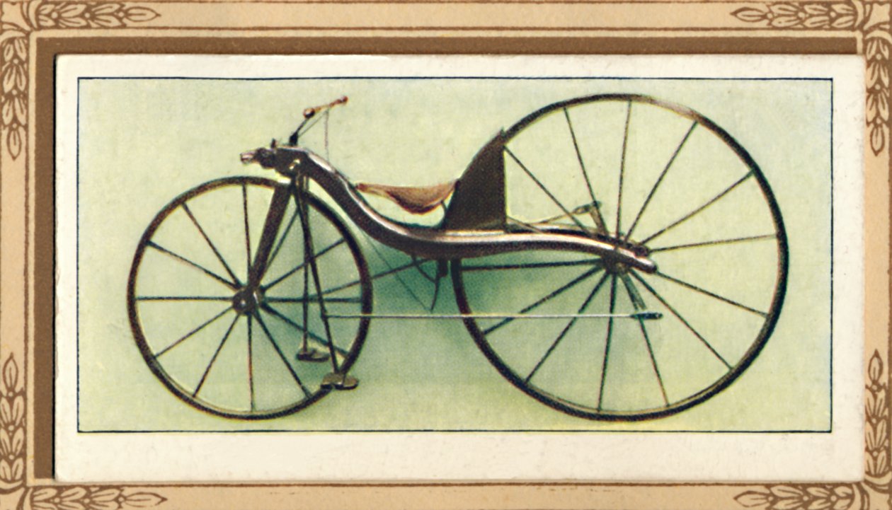 マクミランレバー駆動自転車、1839年、1939年 作： 不明