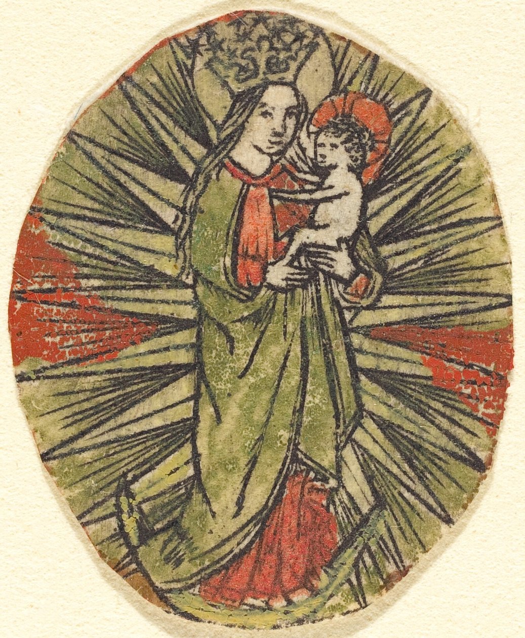 マドンナと子供、c。 14501470。 作： 不明