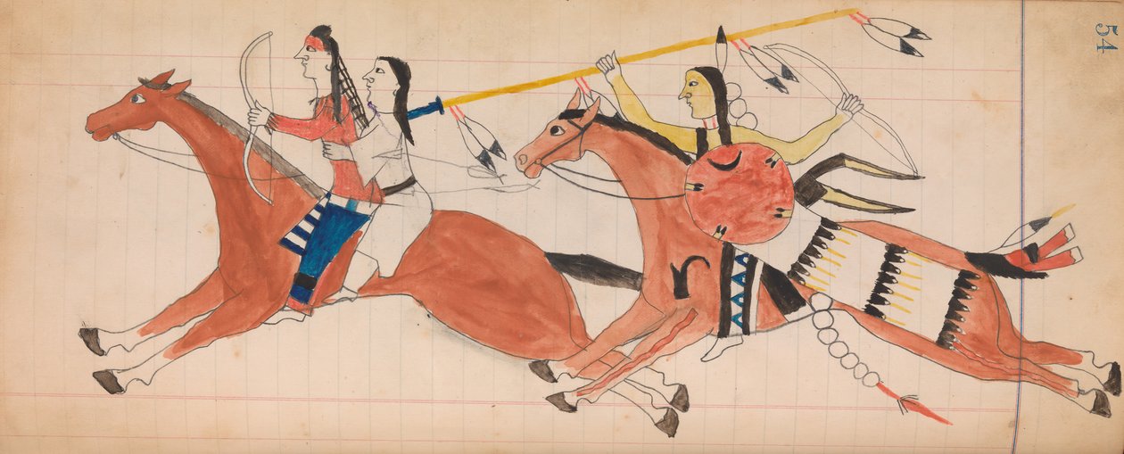 Maffet Ledger: Drawing, ca. 1874-81. 作： 不明