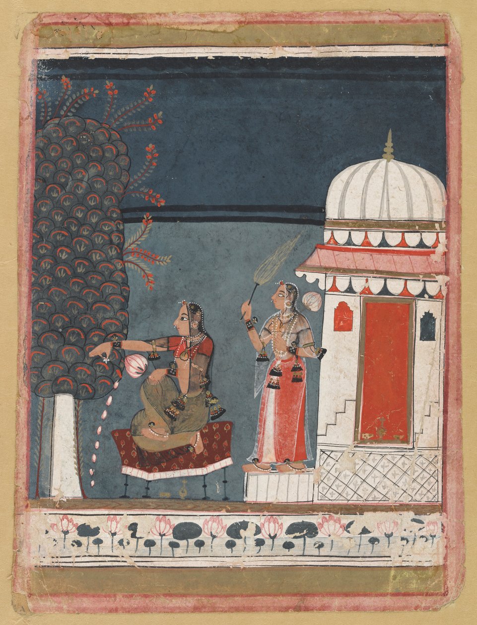 RagmalaシリーズのMalashri Ragini、1640年。 作： 不明