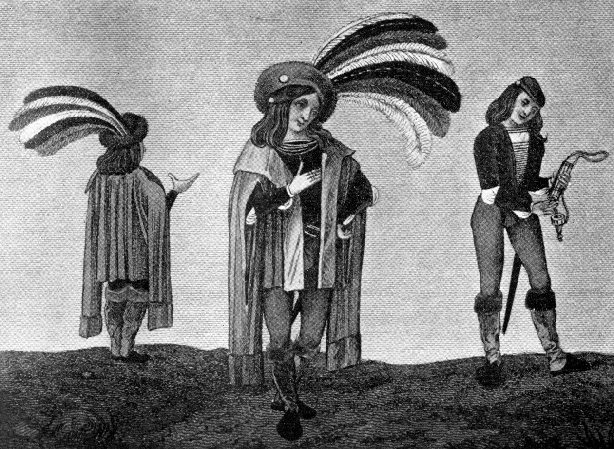 男性のヘッドギア、15世紀後半〜16世紀初頭、1910年 作： 不明