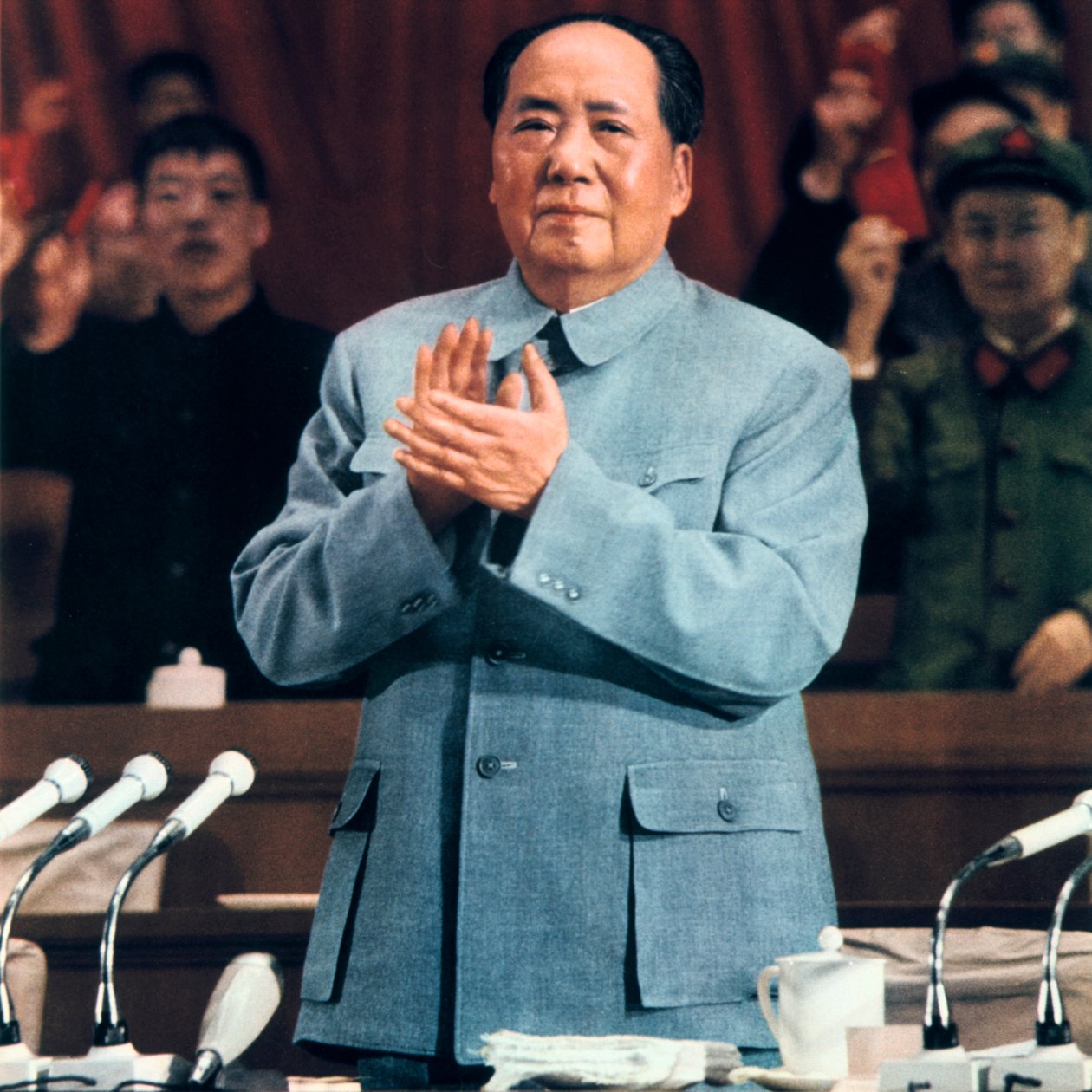 毛沢東、中国共産党指導者、1960 作： 不明