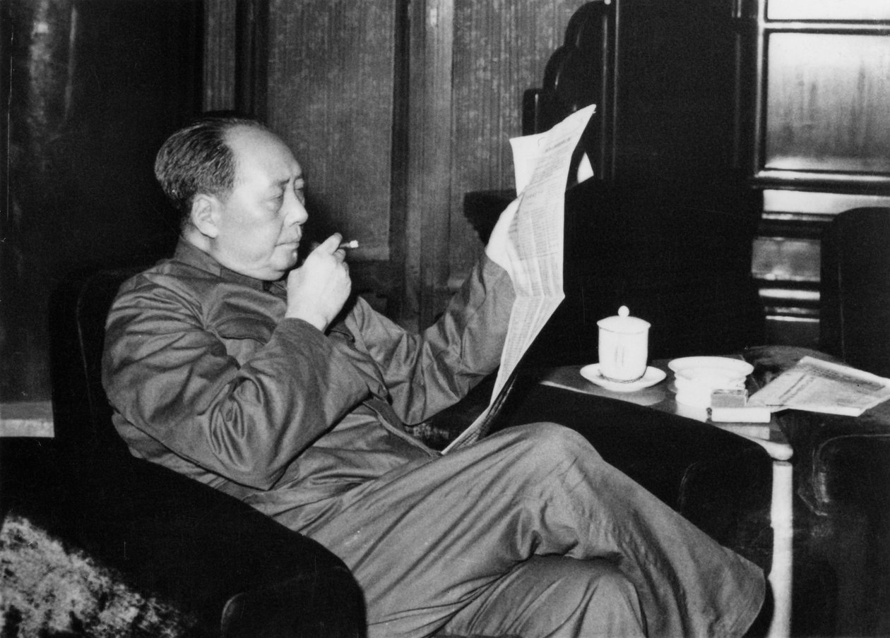 毛沢東、中国共産主義革命家、リーダー、c1960s 作： 不明