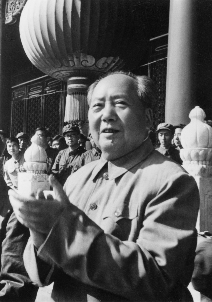 毛沢東、中国共産主義革命家、リーダー、c1970年代 作： 不明