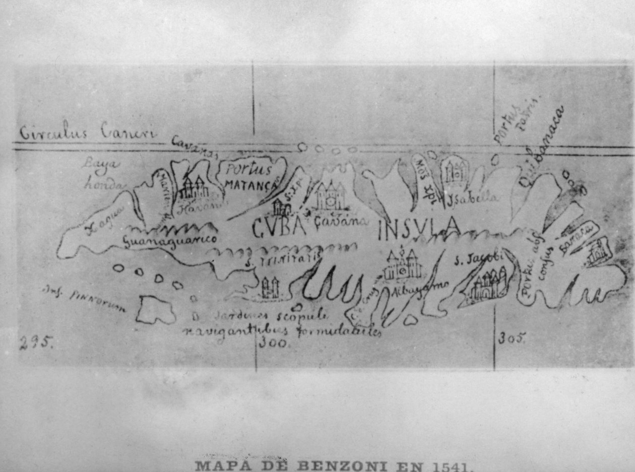 ベンゾーニの地図、1541年、1920年代 作： 不明