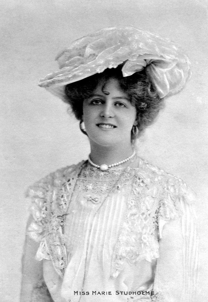 マリースタッドホルム1875-1930、イギリスの女優、1903年 作： 不明