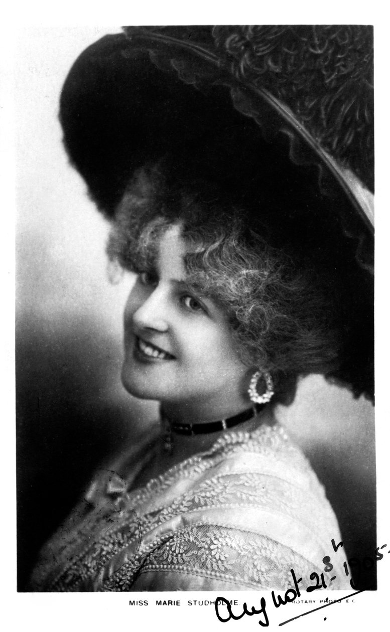 マリースタッドホルム1875-1930、イギリスの女優、1905年 作： 不明