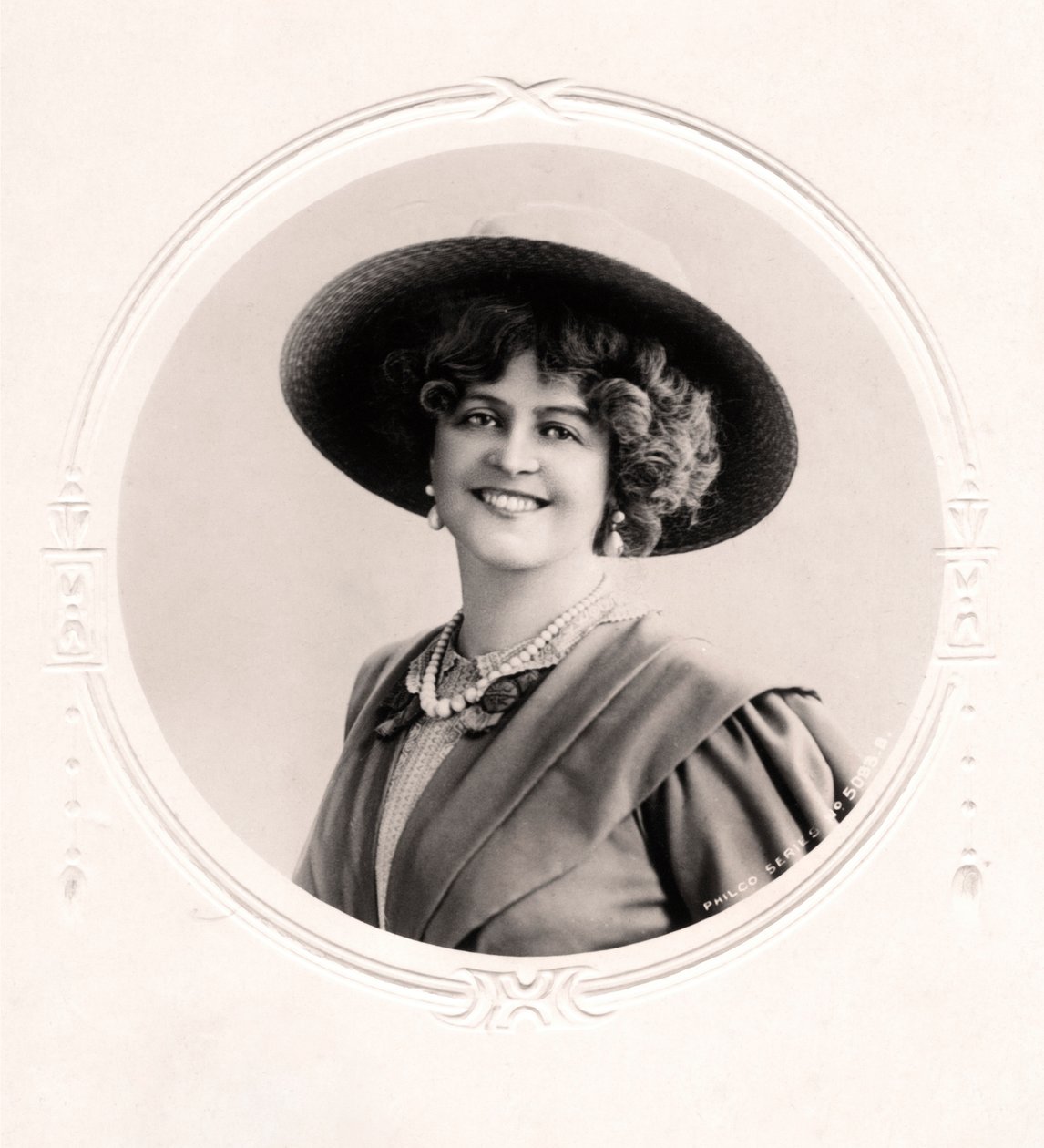 マリースタッドホルム1875-1930、イギリスの女優、1909年 作： 不明