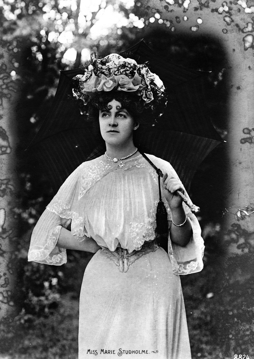 マリースタッドホルム1875-1930、イギリスの女優、20世紀初頭 作： 不明