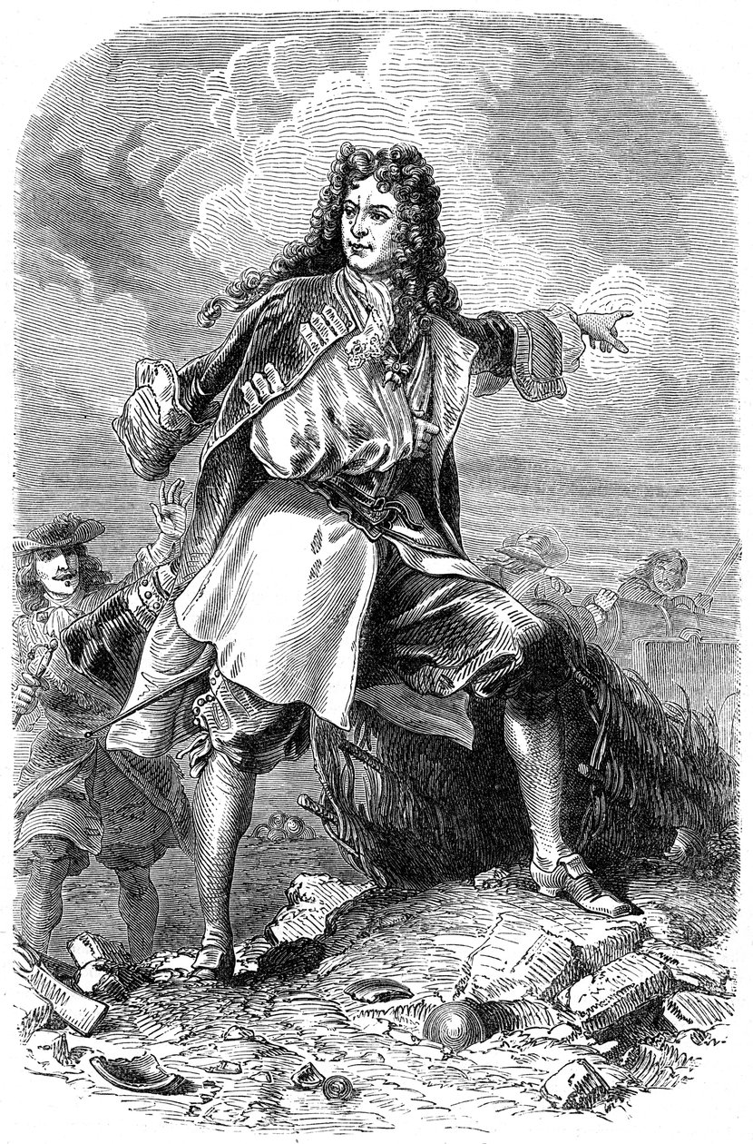 元帥ブフラーズ1644〜1711年、フランス兵、19世紀 作： 不明