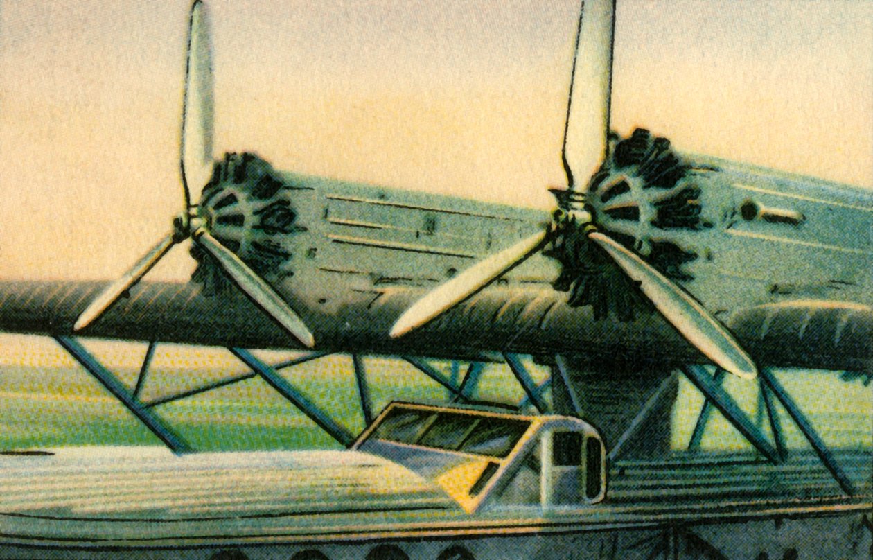 金属航空機プロペラ、1932年。 作： 不明