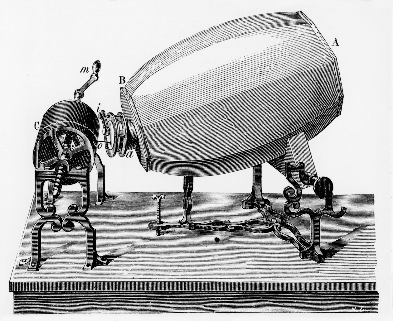 19世紀半ばのフォノオートグラフ、1906年頃 作： 不明