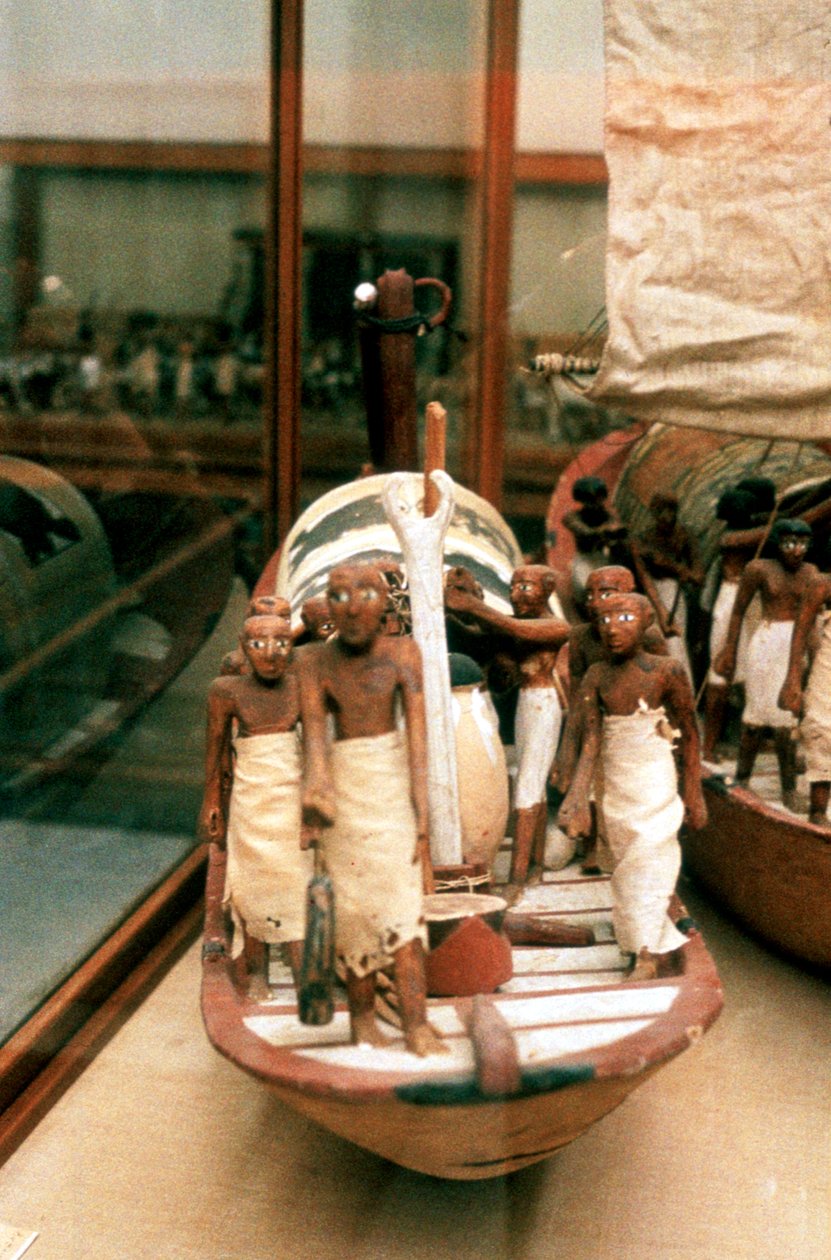 モデルボート、古代エジプト人、紀元前14世紀 作： 不明