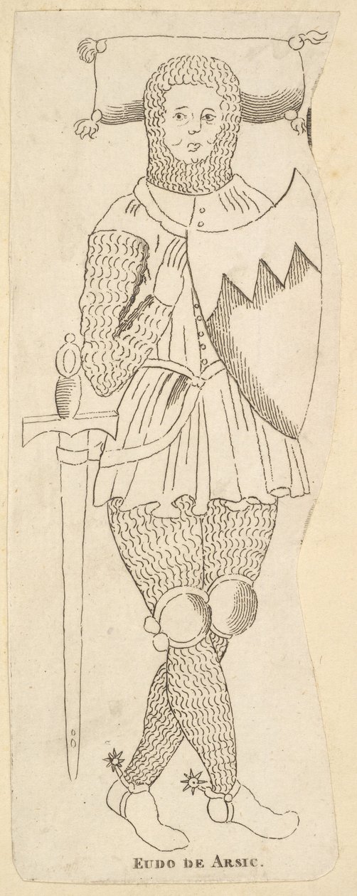 Eudo de Arsie のモニュメント、カリフォルニア州。 1790年 作： 不明