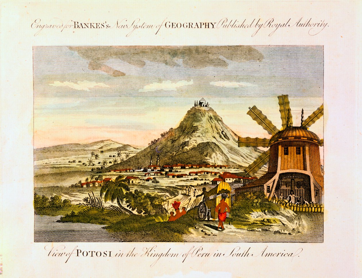 ポトシ山、ボリビア、c1788。 作： 不明