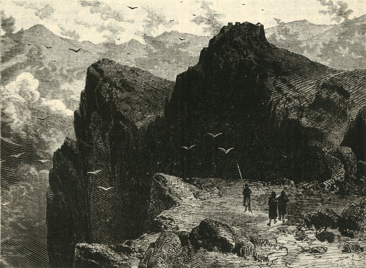 エピラスの山の風景、1890年。 作： 不明