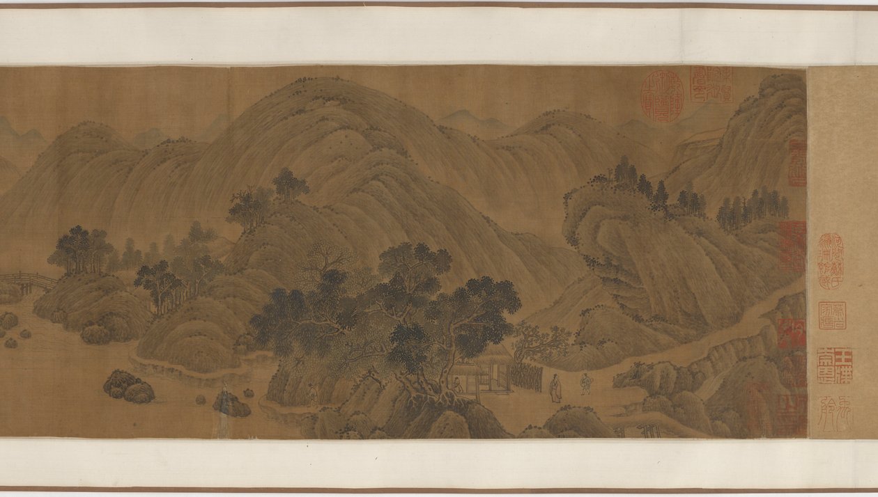 山の風景、1550-1644。 作： 不明