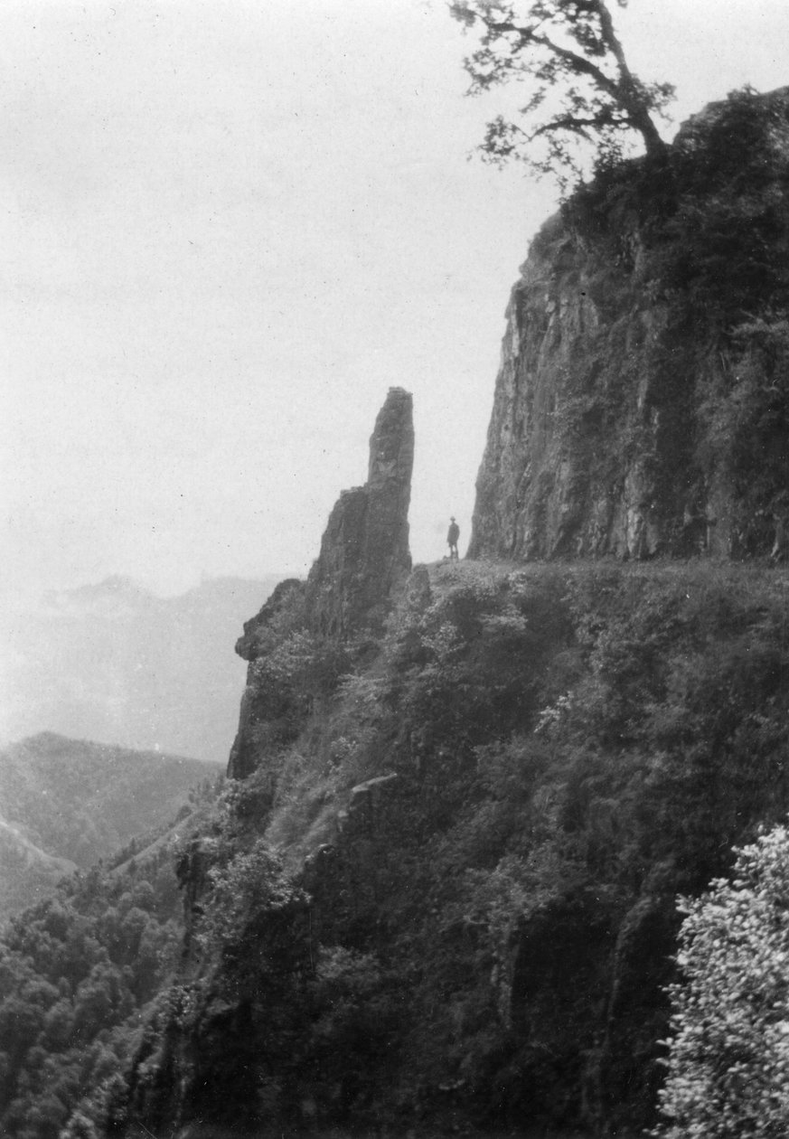 1917年、インドのカルシとチャクラタの間の山 作： 不明
