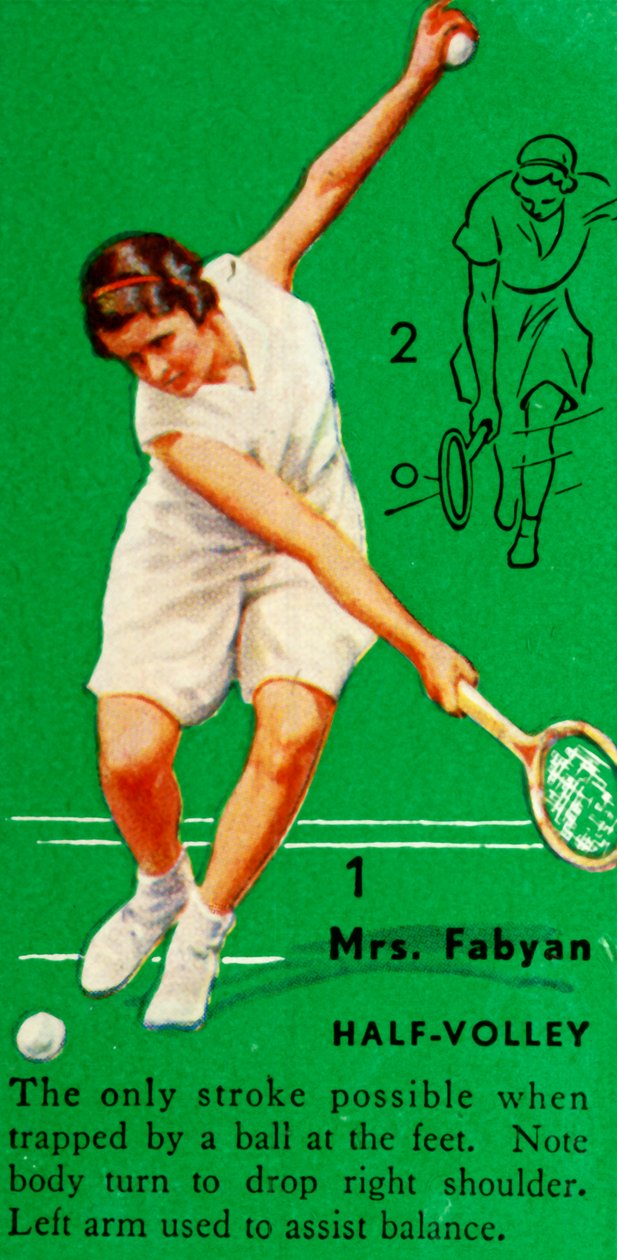 ファビアン夫人-ハーフボレー、c1935。 作： 不明