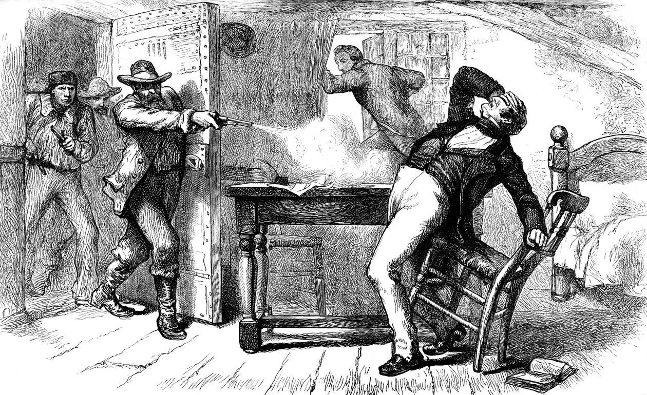 ジョセフとハイラム・スミスの殺人、1844年c1880 作： 不明