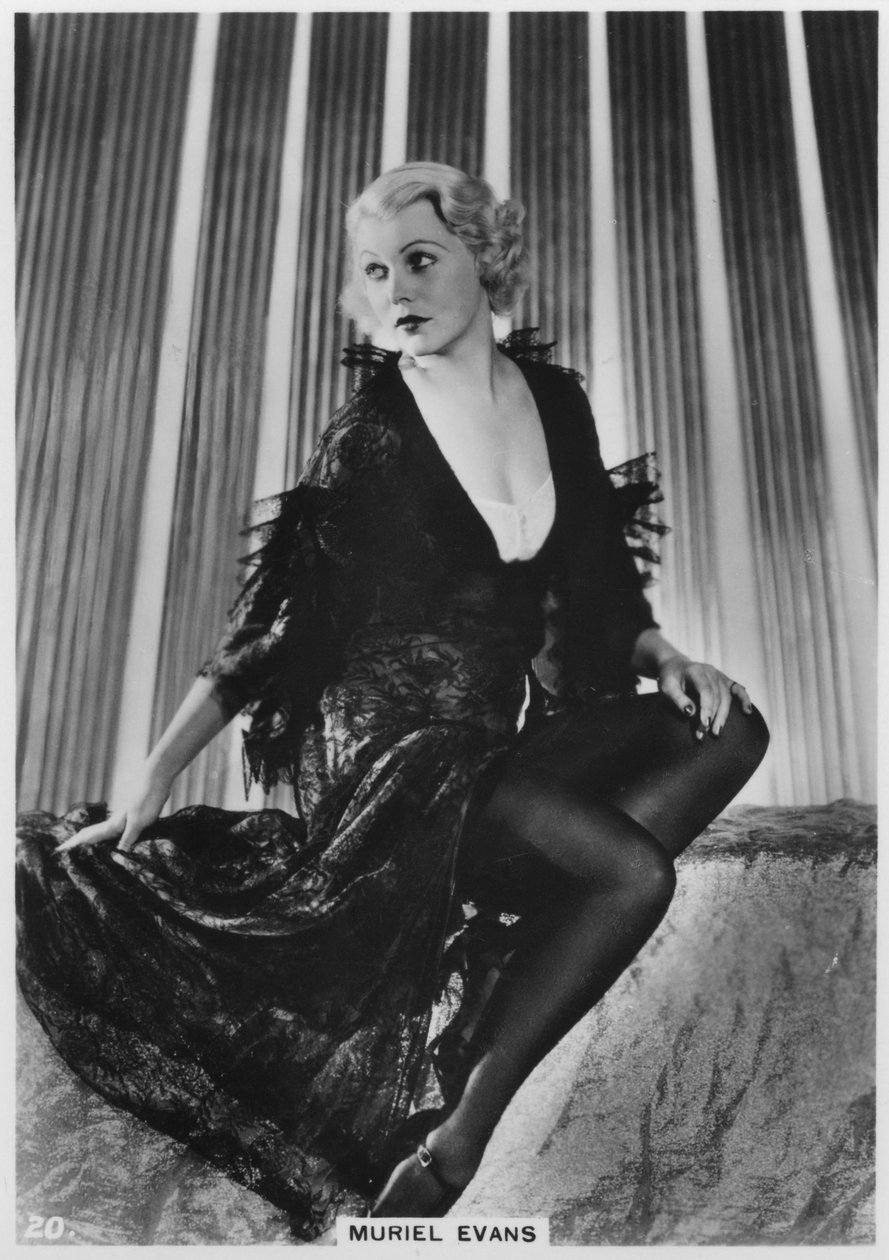 ムリエルエヴァンス、アメリカの映画女優、c1938 作： 不明