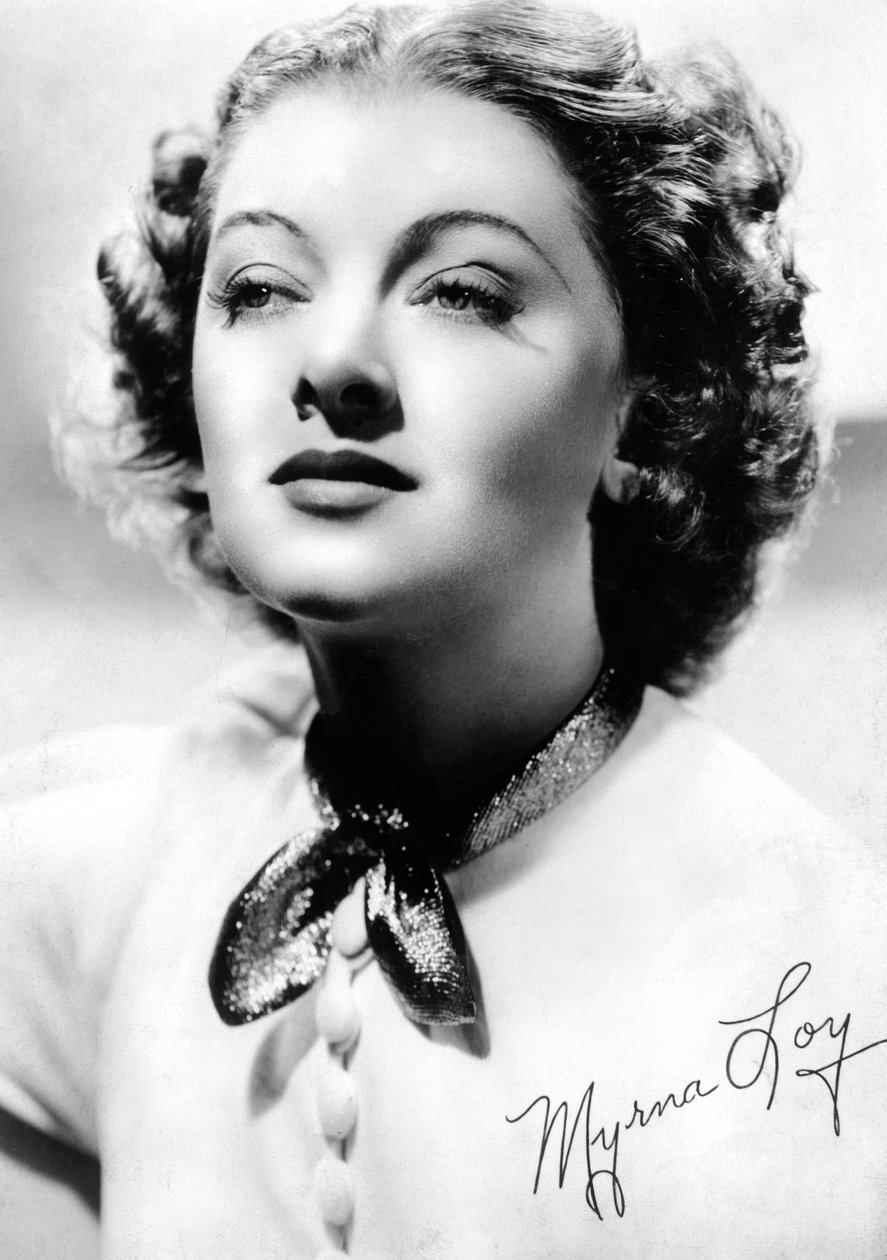 マーナロイ1905-1993、アメリカの女優、c1930s-c1940s 作： 不明