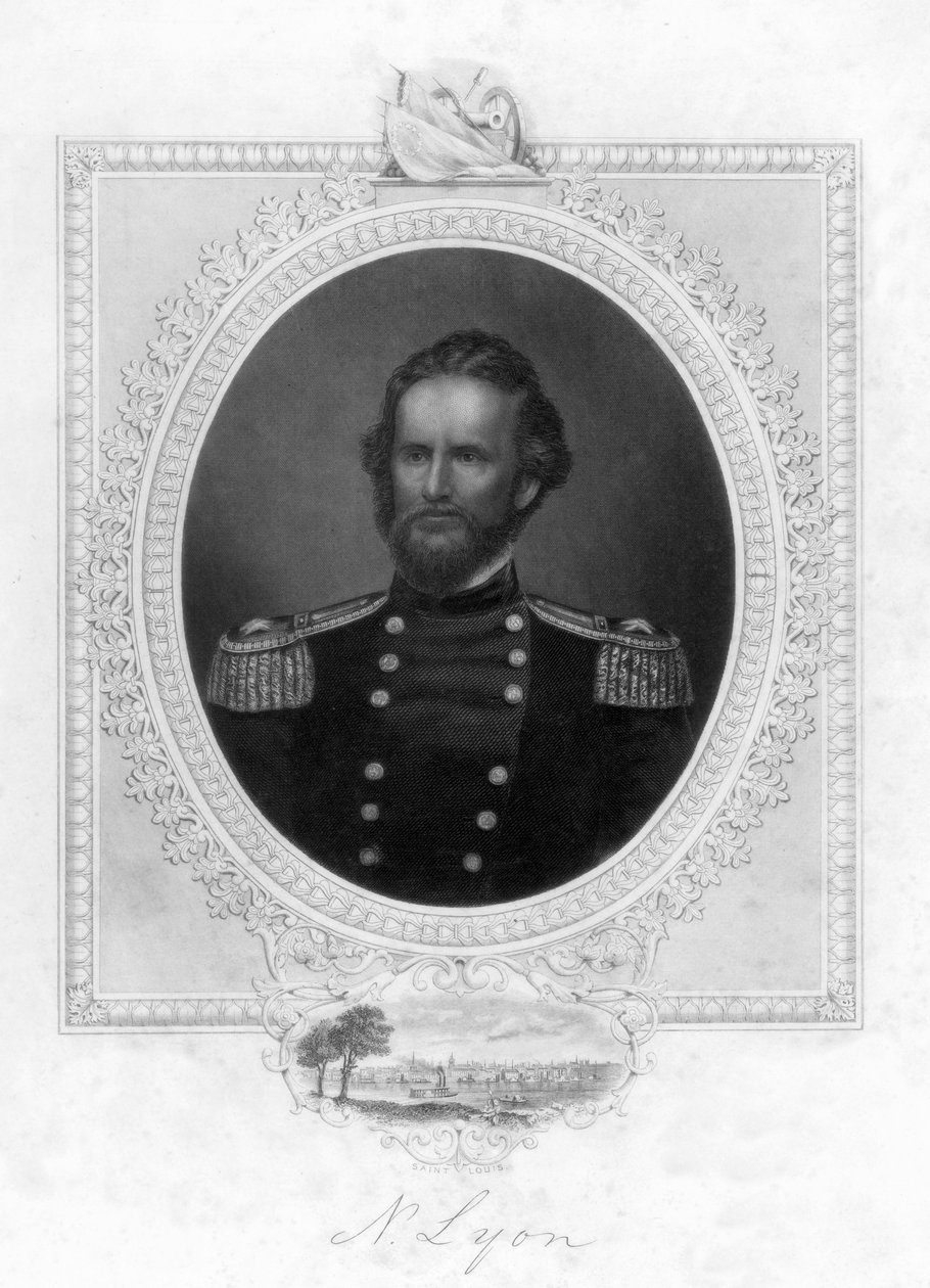 ナサニエルリヨン1818-1861年、アメリカ総督、1863年 作： 不明