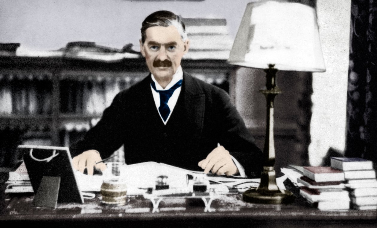 ネヴィル・チェンバレン1869-1940、イギリス首相、c1930s 1936 作： 不明