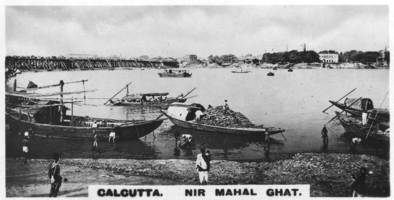 Nir Mahal Ghat、カルカッタ、インド、c1925 作： 不明