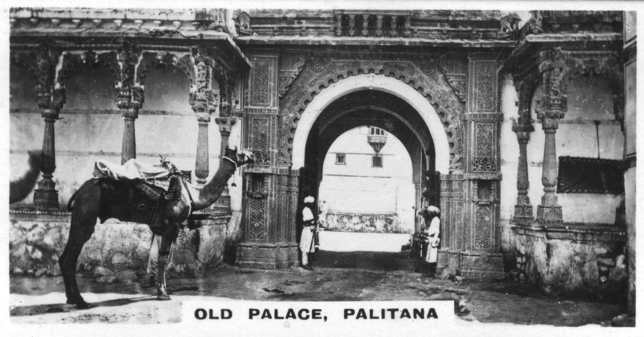 古い宮殿、パリタナ、インド、c1925 作： 不明