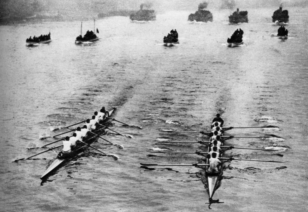 オックスフォードとケンブリッジのボートレース、ロンドン、1926-1927 作： 不明